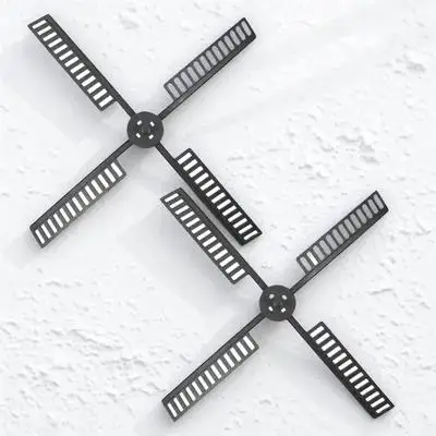 

2 set Solar Windmill Light Tower Accessories Durable Plastic Fade-Resistant Outdoor Garden Yard Decor Windmill Blades Home