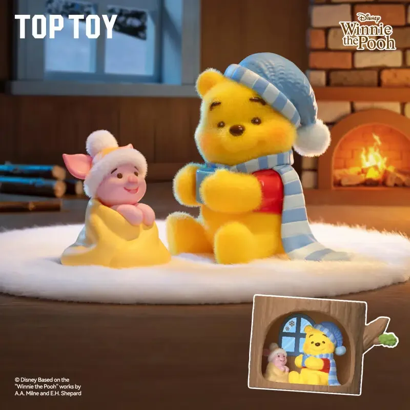 TOPTOY Disney Winnie The Pooh HUNDRED ACRE Wood Tree House Series Blind Box Guess Bag Toys Doll Cute Anime Figure Collection view 3
