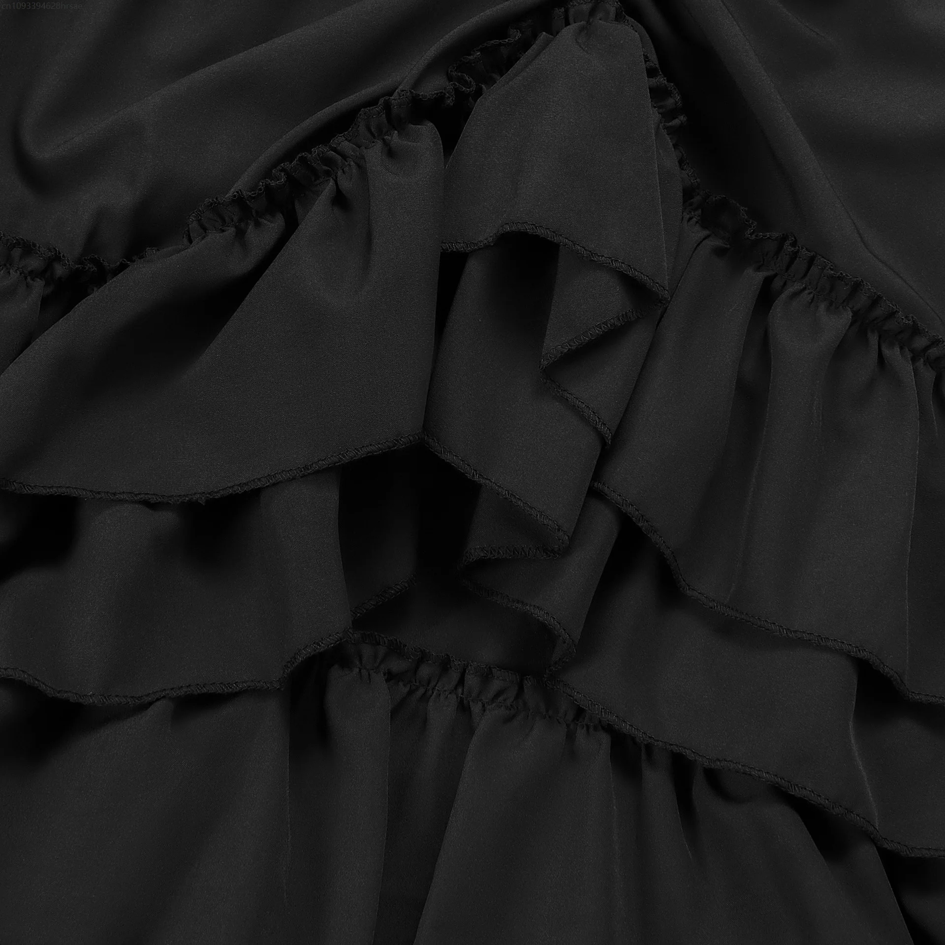 Women Steampunk Cake Skirt Rock Gothic with Cinched Tie Vintage Victorian Party Female Pleats Casual New Fashion Festive Clothes