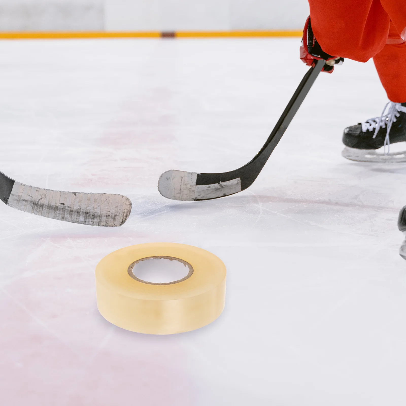 

1 Roll Clear Tape Long Durable Non-Slip Pvc Tape For Ice Hockey Stick Protection Wear-Resistant Adhesive Band Hockey Accessories