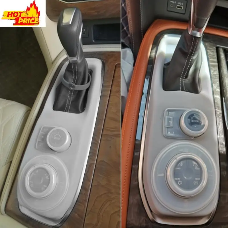 

Interior Car Decor Gear Shift Box Protector Gear Panel for Patrol Y62 21