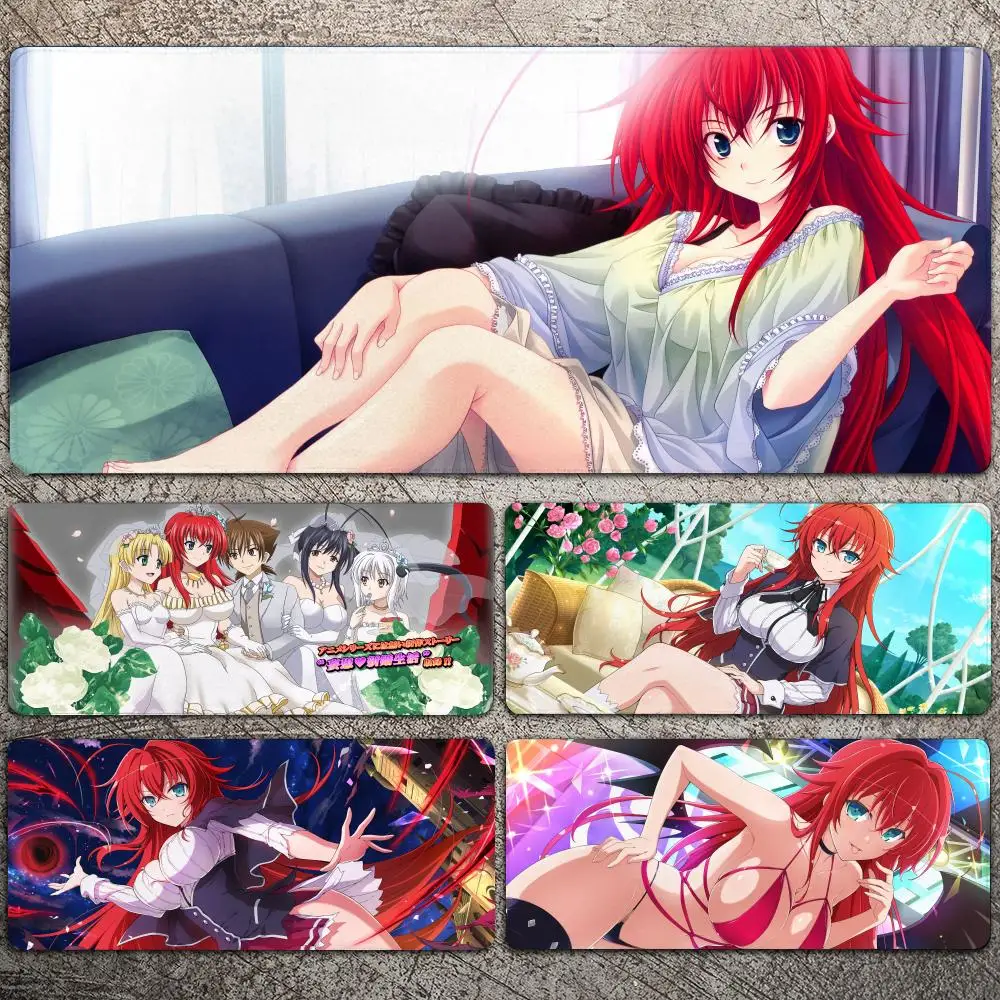 

Anime Girl Rias Gremory High School Dxd Mousepad Large Gaming Mouse Pad LockEdge Thickened Computer Keyboard Table Desk Mat