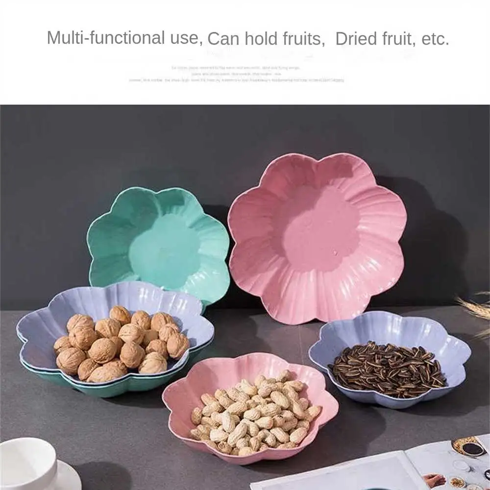 Fruit Plate Safe Green And Healthy Beautiful Shape Decorate The Home Multi-color Selection Special Plate Melon Seed Plate