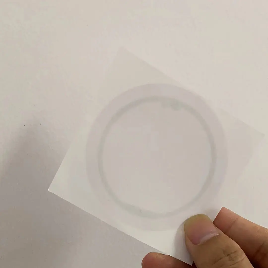 waterproof dia70mm 213 chip 144 byte blank Pvc nfc tag rfid sticker