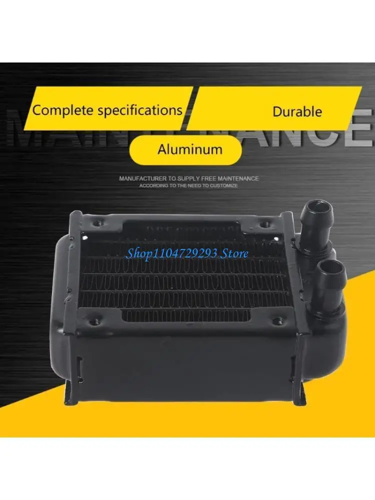 

Y2GD DIY Liquid Cooling System High-Density Fins 6-Row Tubes Aluminum Radiator for Computer Water Cooling System 60mm/2.36in