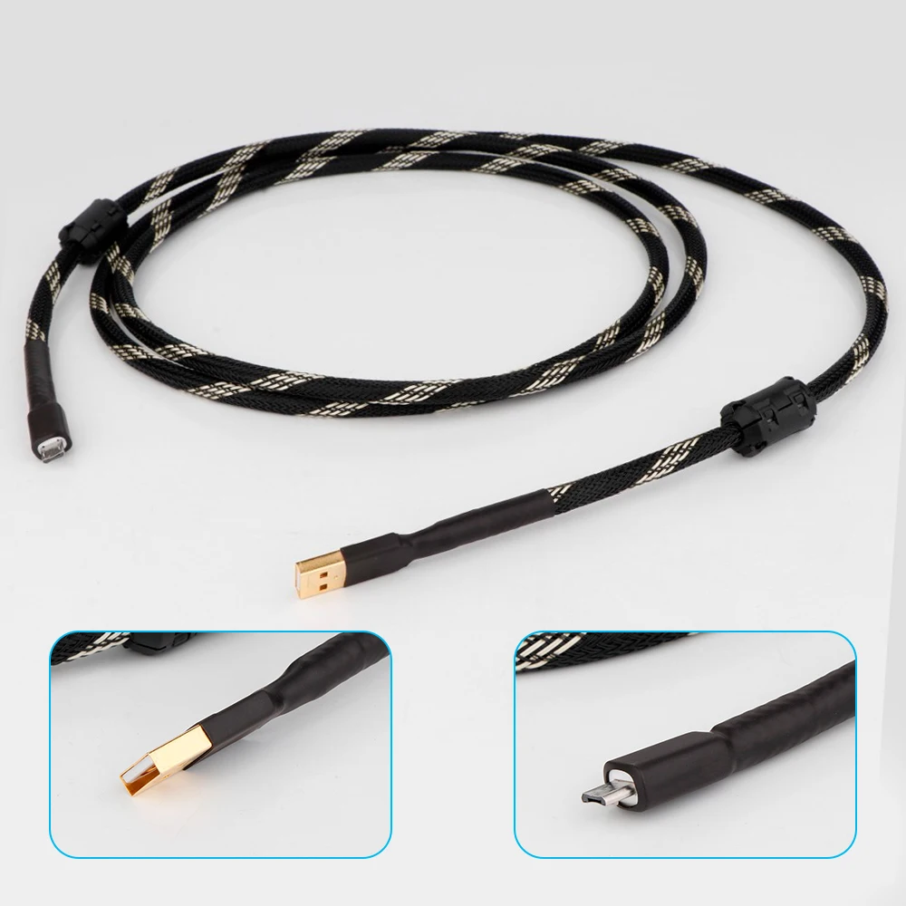 

Hifi Micro USB Cable USBType A To Micro USB Audio Data Cable