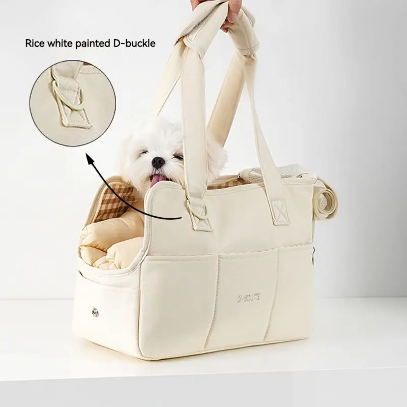 Bolso de hombro portátil para cachorro, bolsa para perro, gato, Chihuahua, Yorkshire, suministros para perros pequeños