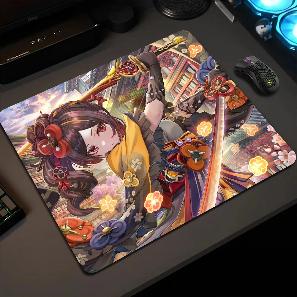 

Chiori Genshin Impact Mousepad Small LockEdge Mouse Pad For Gamers Computer Desk Pad Rectangular Anti-slip Rubber