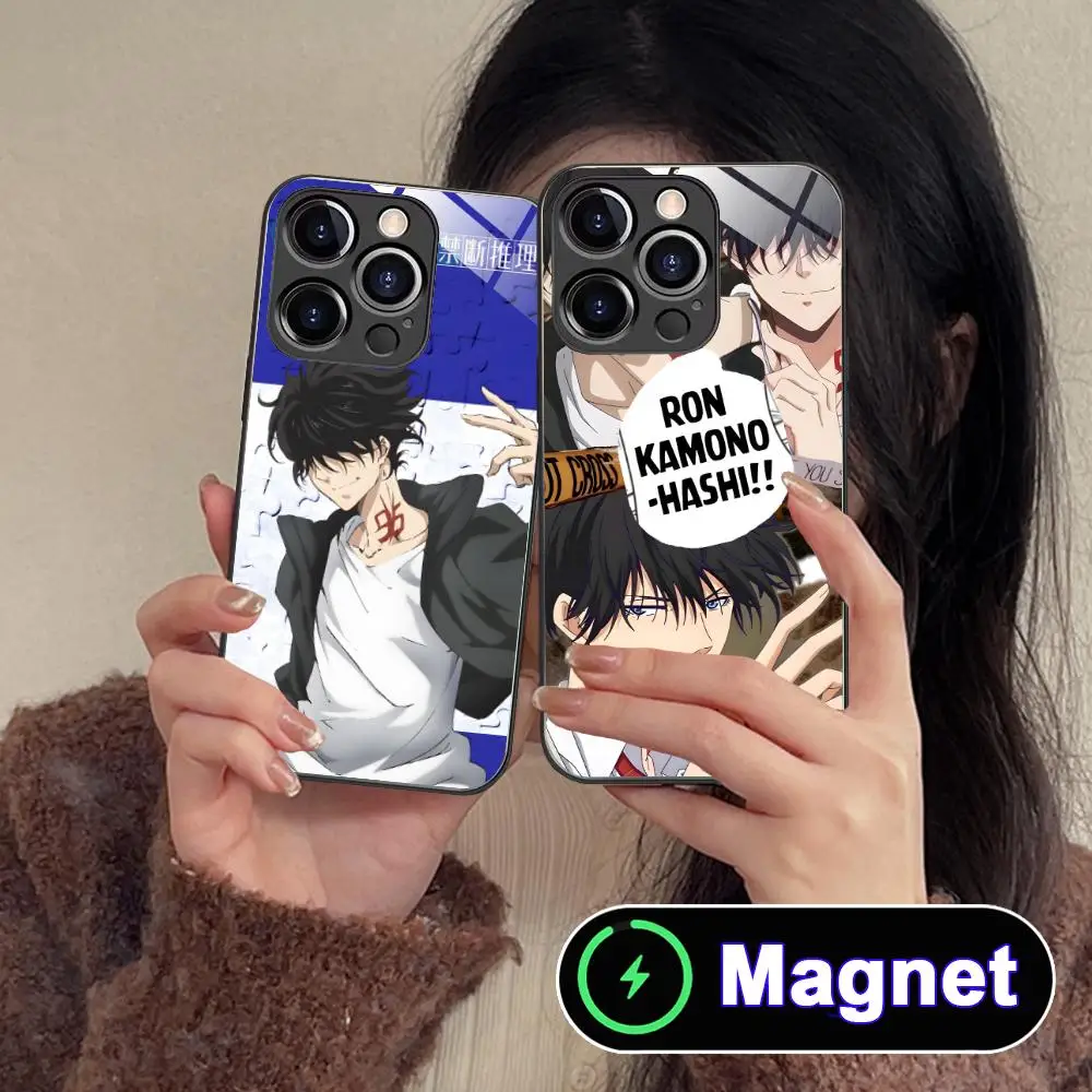 

Anime Kamonohashi Ron Phone Case for iPhone 17 16 15 14 13 12 11 Air Pro Max Plus Mini Glass MagSafe Cover