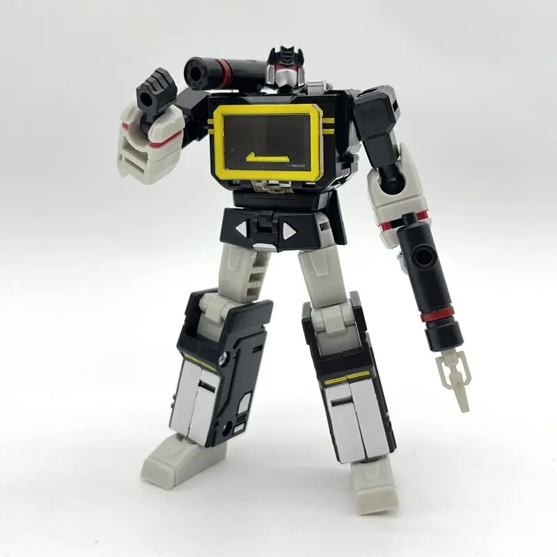 Trasformazione PocketToys PT04 Black Soundwave Figure Toy