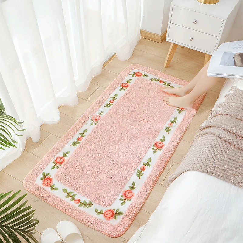 Anti-slip Floor Carpet Living Room Bedroom Carpet Area Rug Floor Mat Bathroom Carpet Mat Kitchen Mat Home Textile