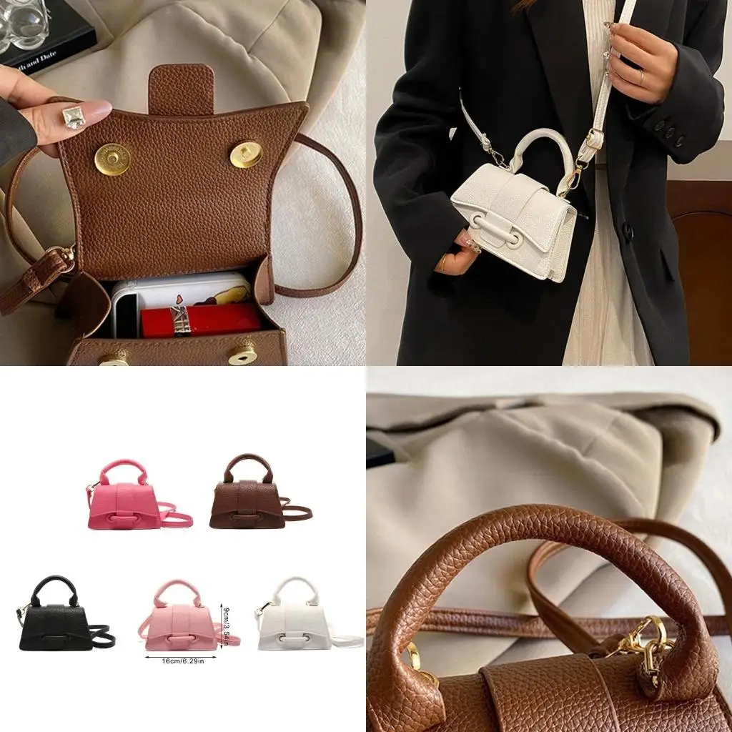 

X90D Korean Styles Crossbody Bag for Women Fashionable Daily Handbag with Top Handle Color Shoulder Bag Work Bag
