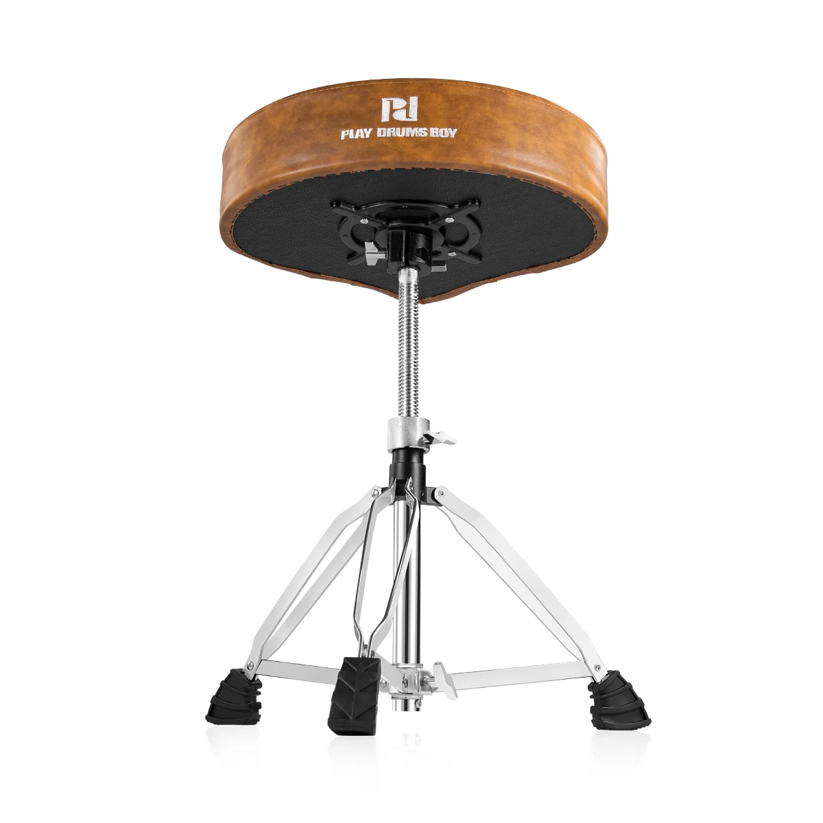 

2025 Hot Selling Adjustable Non-slip Comfortable Brown PDT900 Drum Stool