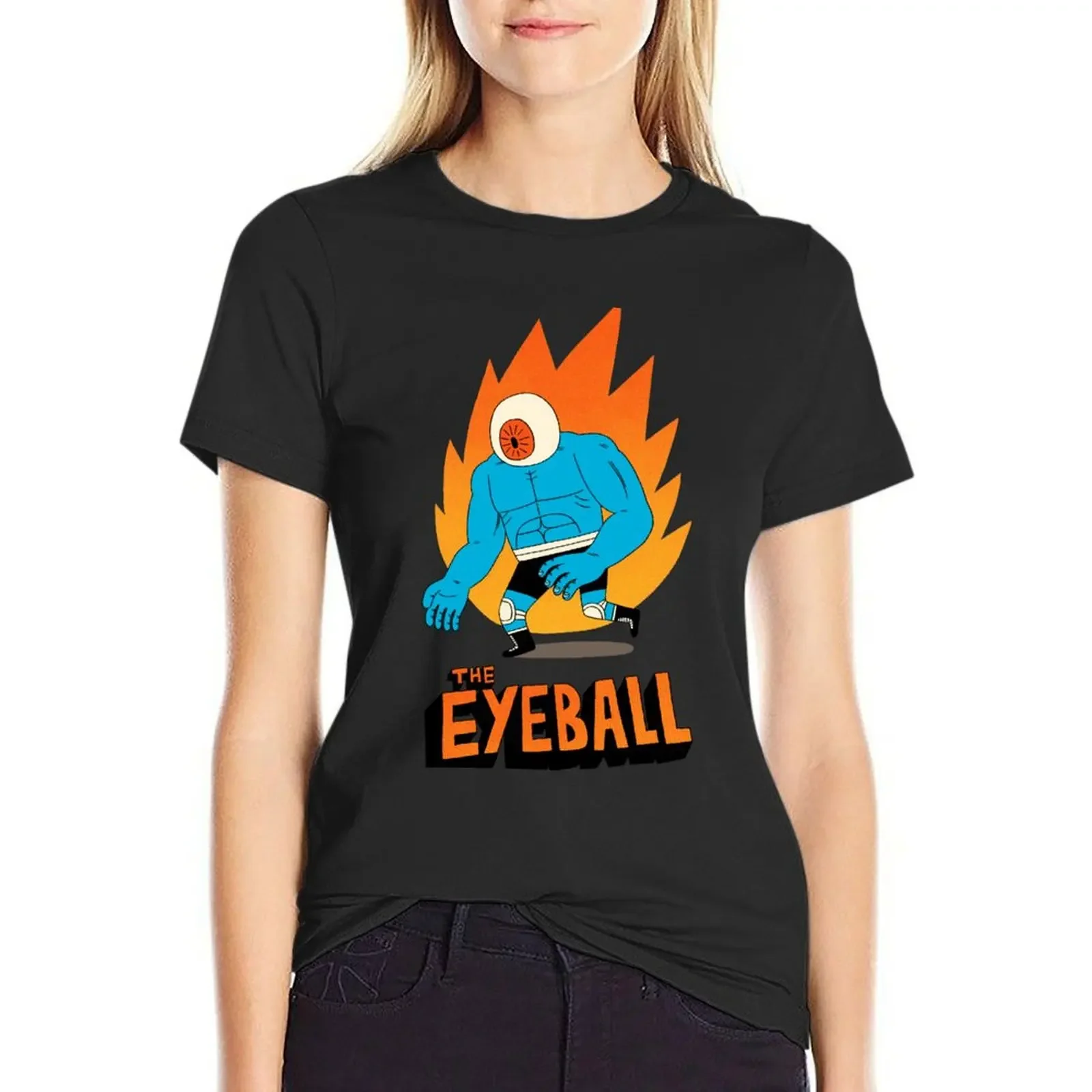 

The Eyeball T-Shirt kawaii clothes animal print shirt for girls new edition plus sizes t-shirts for Women graphic tees funny