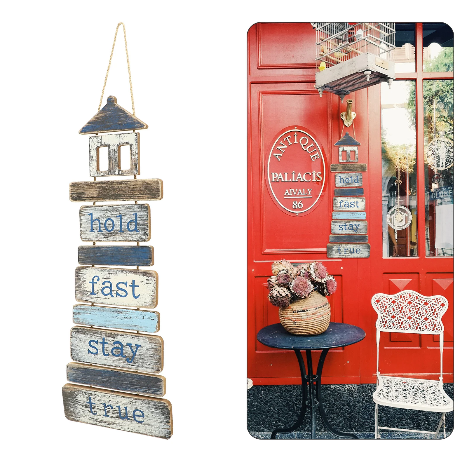 

Винтажная деревянная табличка-указатель в стиле маяка для входной двери, приветственный знак для дома, кухни, веранды, декор для летних вечеринок, украшение для пляжного дома