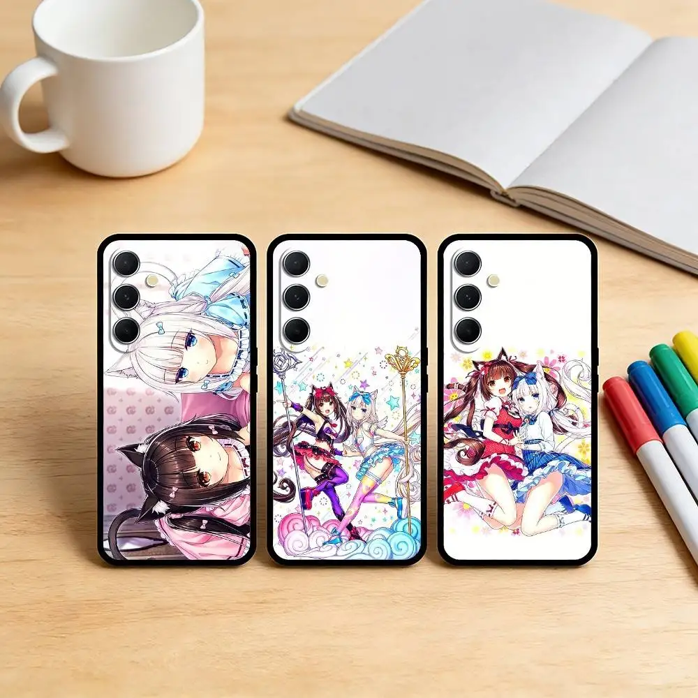 AAA N-Nekopara Game   Phone Case For Samsung S25,S24,S21,S22,S23,S30,Ultra,S20,Plus,Fe,Note,10,9,5G Black Cover