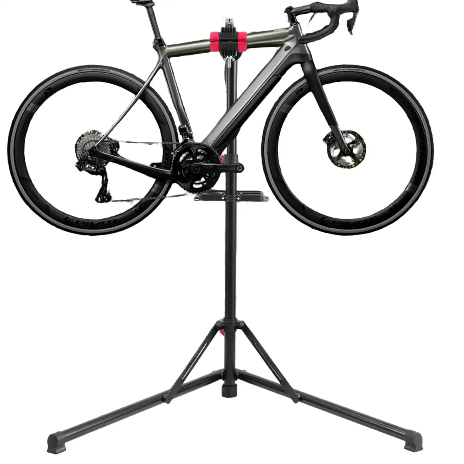 Bike Repair Stand Bicycle Work Maintenance Holder Floor Standing Bike Rack for Indoor Outdoor Apartment Home Garage Workshop