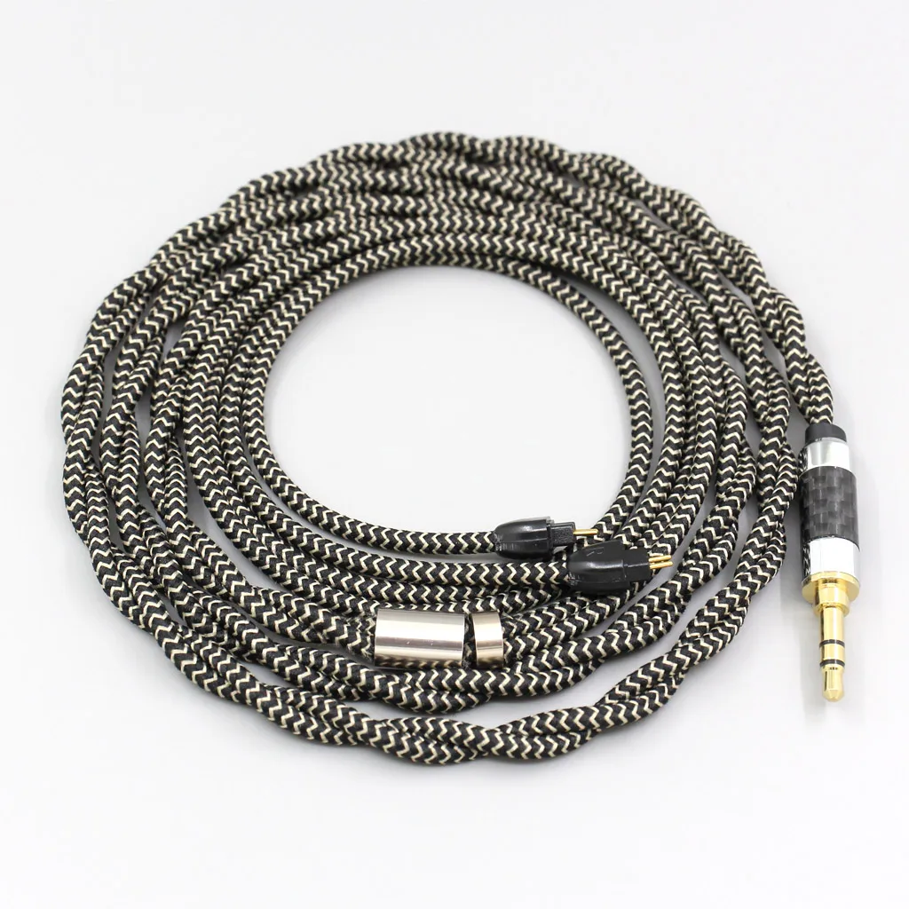 2 Core 2.8mm Litz OFC Earphone Shield Braided Sleeve Cable For HiFiMan RE2000 Topology Diaphragm Dynamic Driver LN008046