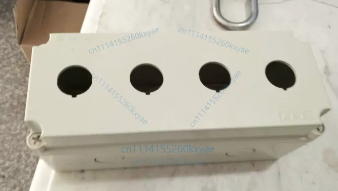 Four-hole waterproof box, indicator light plastic box, emergency stop button control box, opening 22mm