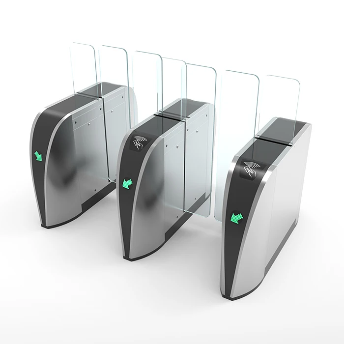 Barrera Peatonal, Control de Acceso Bidireccional, Puerta de Velocidad, Torniquete de Seguridad, Ancho de 600 mm, Acero Inoxidable 304, IP65