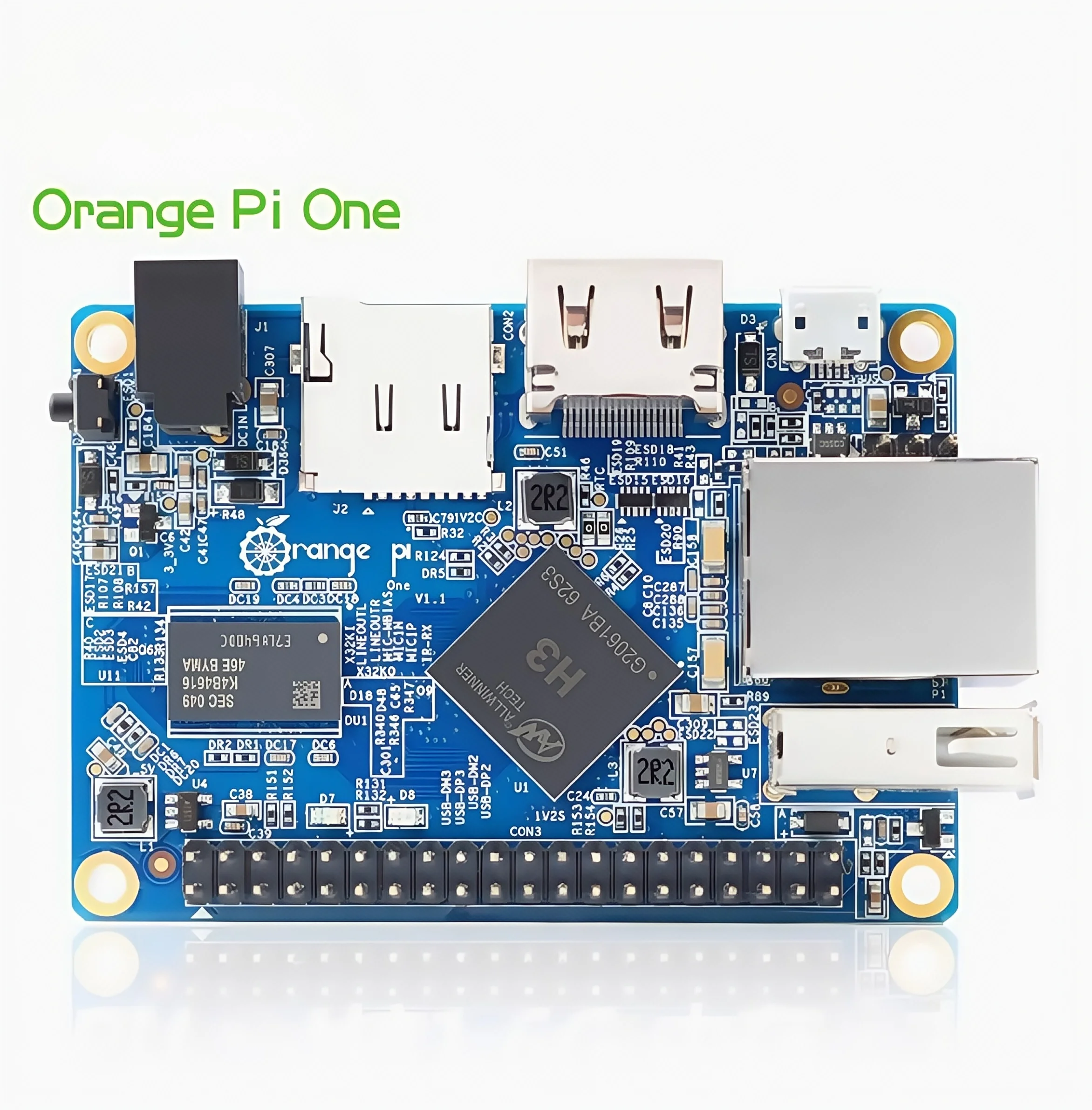 

Orange Pi One 1GB memory development board Allwinner H3 embedded linux computer ARM