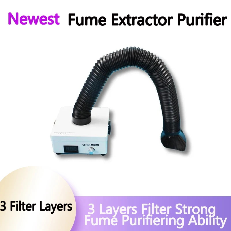 DTF Oven Fume Smoke Filter Extractor To Film Oven Heater Baking Smoke Centrifugal Smoke Absorbing Purifying Tool