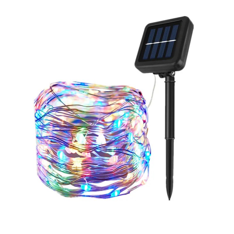 LED Solar Light Outdoor Waterproof Fairy Garland Solar Tring Lights Christmas Wedding Party Garden Waterproof For Home Led Decor