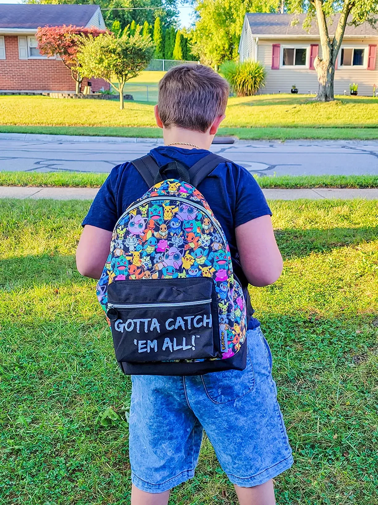 2 stks/set Anime Pikachu Pokemon Afdrukken Rugzak School Pikachu Jongens Meisjes Mode Laptop Grote Capaciteit Schooltas voor Geschenken - afbeelding 2