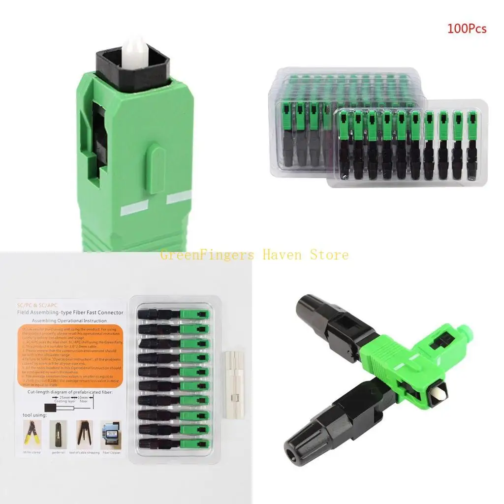 F68D Quick Connector Fiber Fast Connector Telecommunication Level