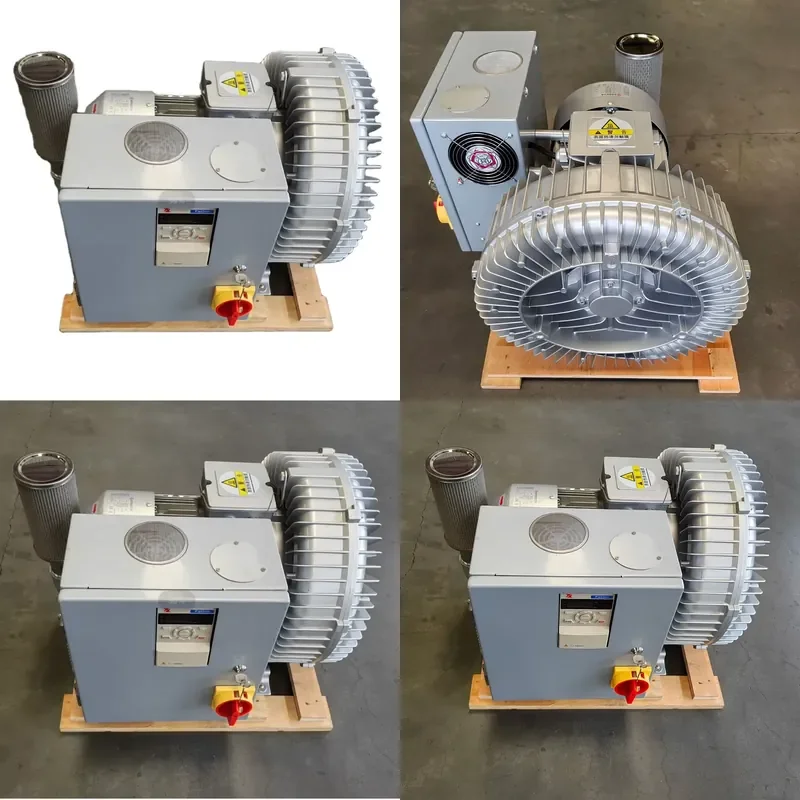 Three Phase 220V/380V/415V 7.5kw Air Ring Vacuum Pump Blower Pump Side Channel Blowers Frequency Converter