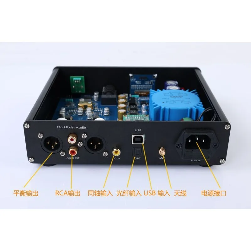 DA10 Dual-core ES9038 DSD512 Bluetooth 5.4 USB DAC HIFI Audio Decoder Headphone Amp
