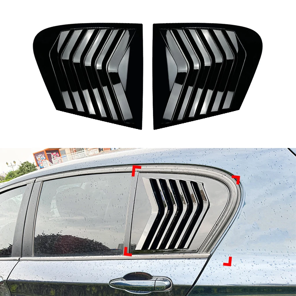 Car Rear Side Window Louver Air Vents Windshield Decoration Cover For BMW 1 Series F20 118i 120i 2011 2012 2013 2014-2019