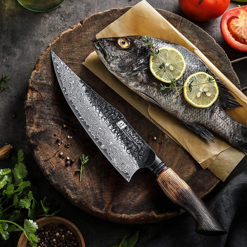 XINZUO 8.6-inch Damascus Chef Knife 67-layer craftsmanship hand forged knife 60±2 HRC hardness high-end gift in elegant box - Image 3