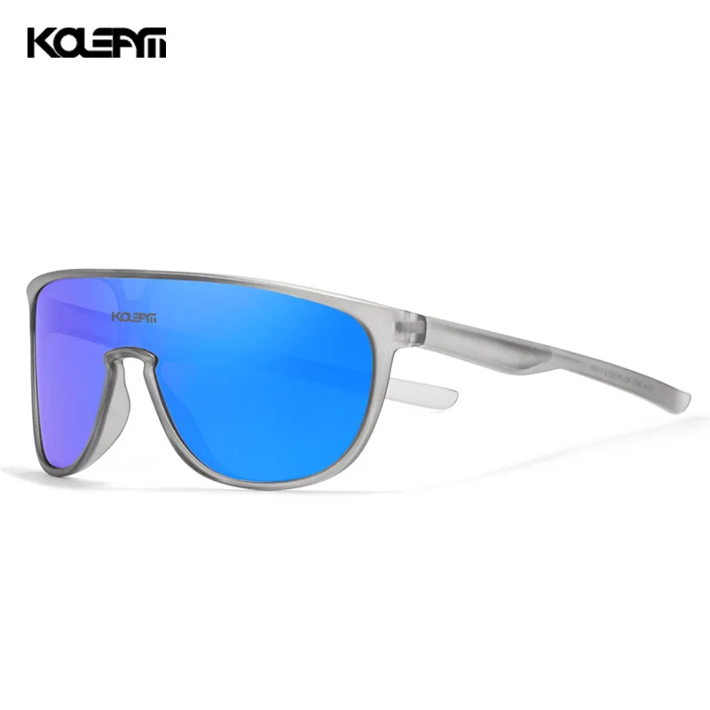 KDEAM Large Frame Sunglasses for Men One Piece Shades UV400 Sports Goggle Women Oversized Outdoor Windproof UV Resistant Glasses