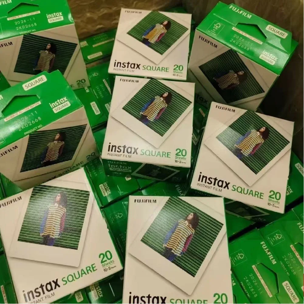 Фотобумага Fujifilm Instax Square с белой рамкой, 10-120 листов, для моментальных камер Instax SQ1, SQ10, SQ6, SQ20, принтера Share SP-3