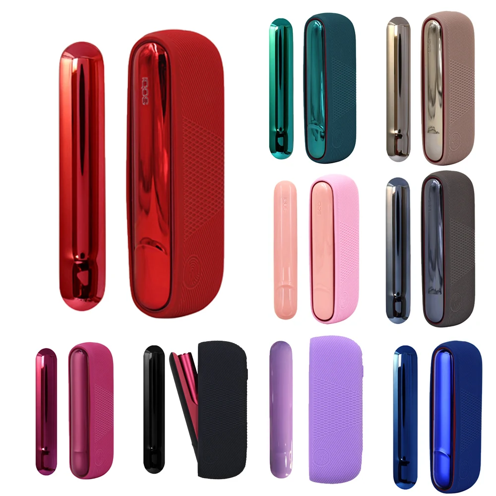 NEW 10 Colors Silicon Case + Side Cover for IQOS ILUMA Replaceable Cases for ICOS ILUMA Decoration Accessories Cover