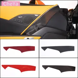 ABS/Real Carbon Fiber Car Door Interior Panel Cover Main Driver's Door Panel for Chevrolet Corvette C7 2014-2019 Accessories LHD
