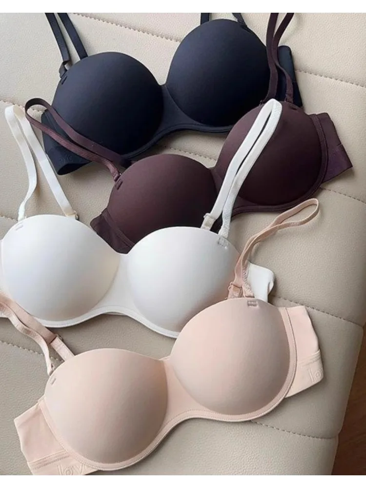 حمالة صدر YUQI للنساء، صدر صغير، عرض كبير، زوج قريب، ثدي مضاد للترهل، غير سلكي، حمالة صدر مريحة بدون خياطة بنصف كوب