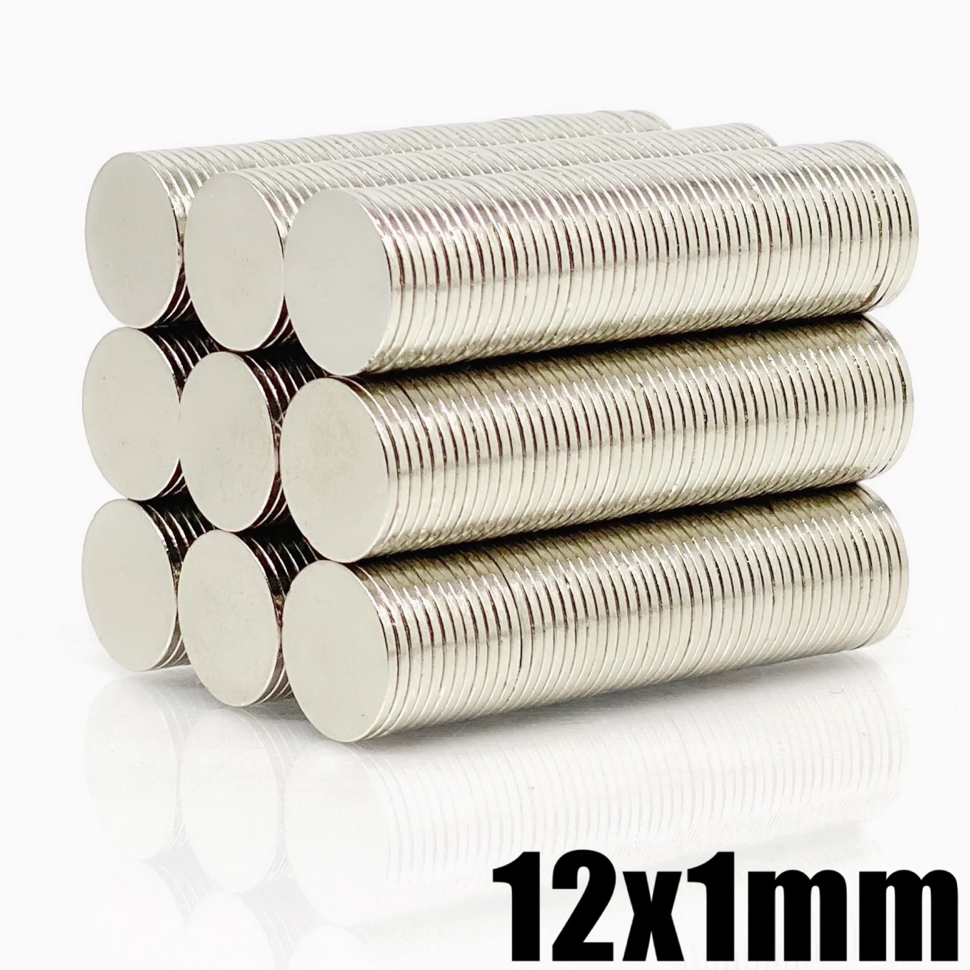 20~500pcs 12x1 Thin Circular Powerful Magnets 12mmx1mm Neodymium Disc Magnet 12x1mm Permanent NdFeB Magnets 12*1 Small Magnet