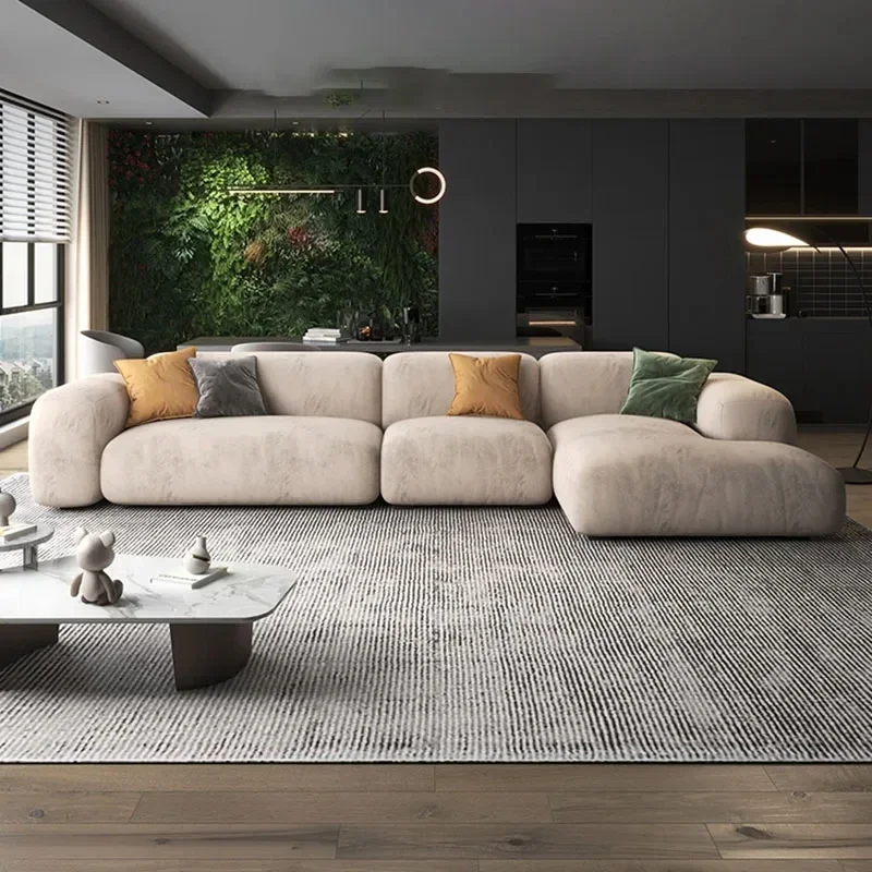 Living Room comfortable Sofas Puff Sectional Floor Lazy Sofas Beanbag Protection Modern Design Woonkamer Banken Furniture