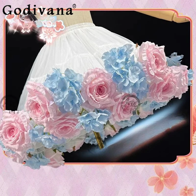 花の妖精プリンセスガールズドレスハロウィンパーティーアニメピンクドレススーツ女性の夏のカーニバル制服ロリータドレス衣装