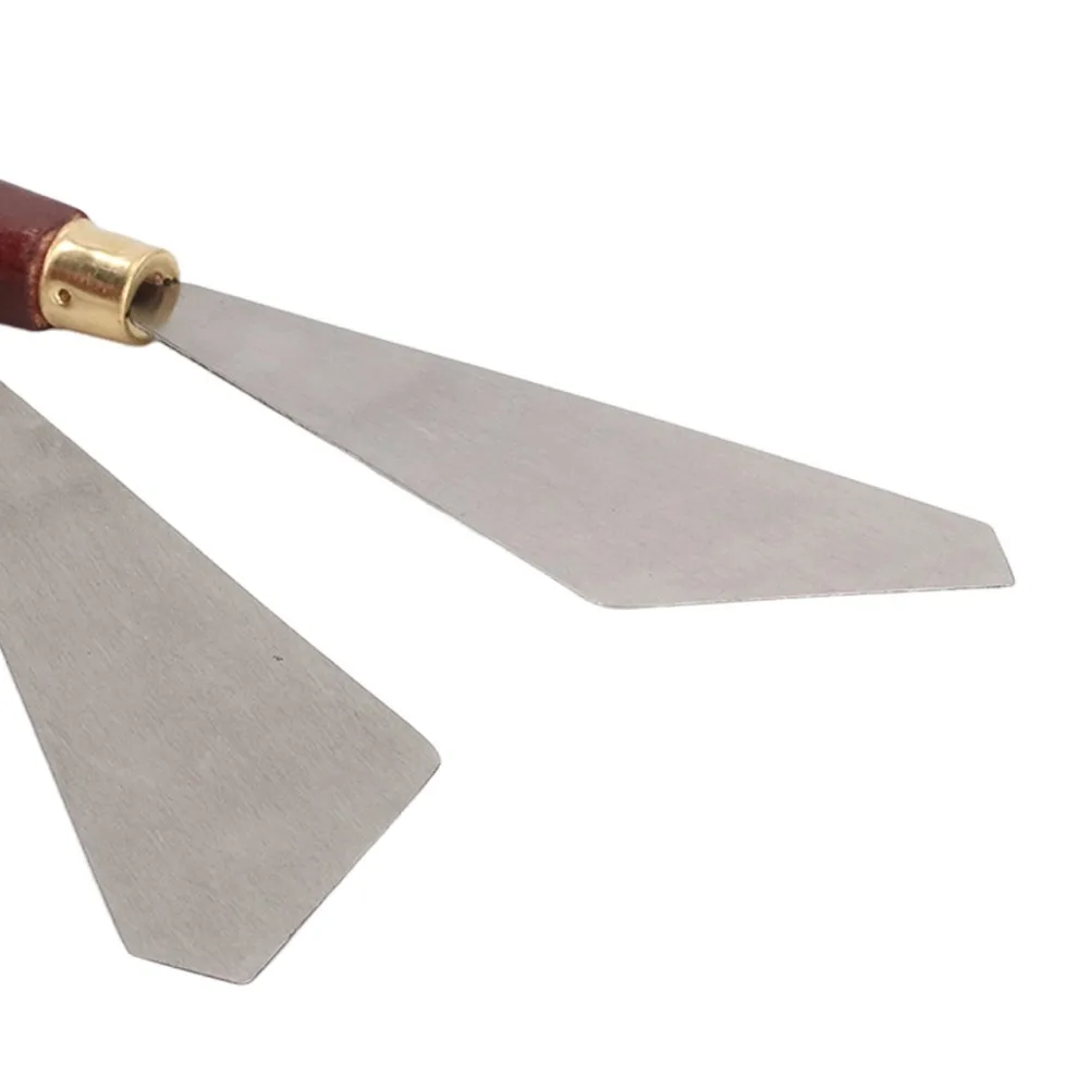 6PCS Multi Style Blades Art Painting Palette Knives Flexible Blade Performance Smooth Polished Surface Oil Painting Spatula Set