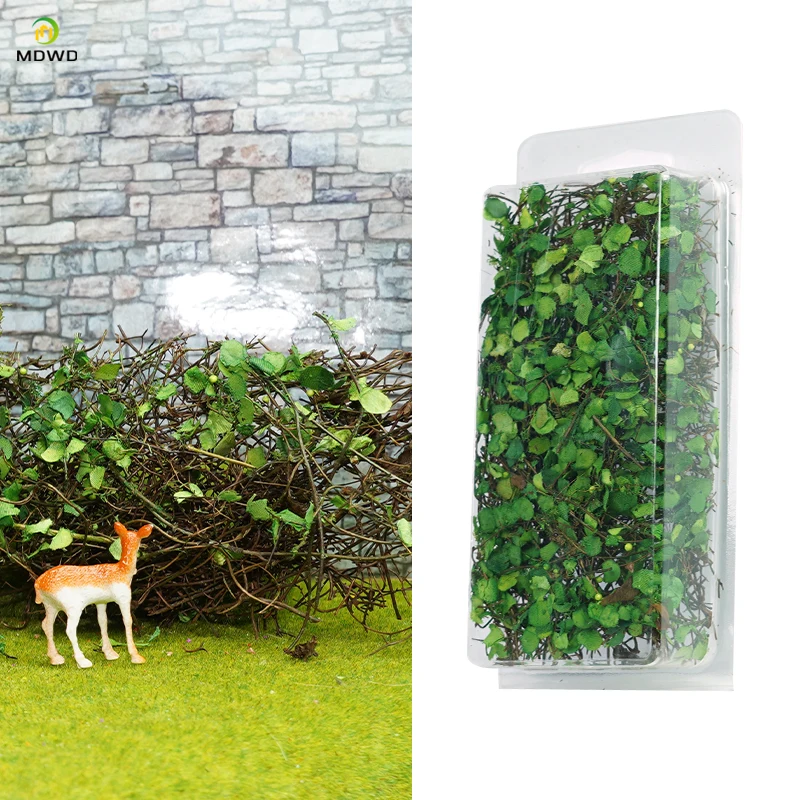 

Miniature Vegetation Model Artificial Plants Leaves Train Layout Diorama Landscape DIY Accessories Materials
