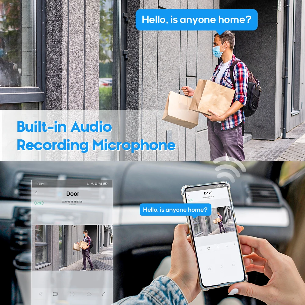 Vikylin 4K 8MP IP Camera For Hikvision OEM DS-2CD2386G2-IU Acusense PoE MD2.0 DarkFighter Home CCTV Security Camera System kit