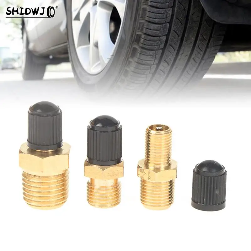 

1/4 NPT 1/8 NPT M10*1 Automobile Tire Valve Core Motorcycle Tubeless Tire Screw Valve Tire Pressure Monitoring Tire Copper Valve