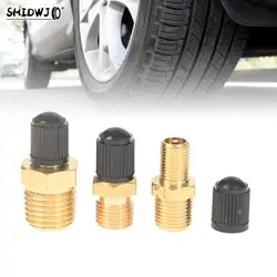1/4 NPT 1/8 NPT M10*1 Automobile Tire Valve Core Motorcycle Tubeless Tire Screw Valve Tire Pressure Monitoring Tire Copper Valve