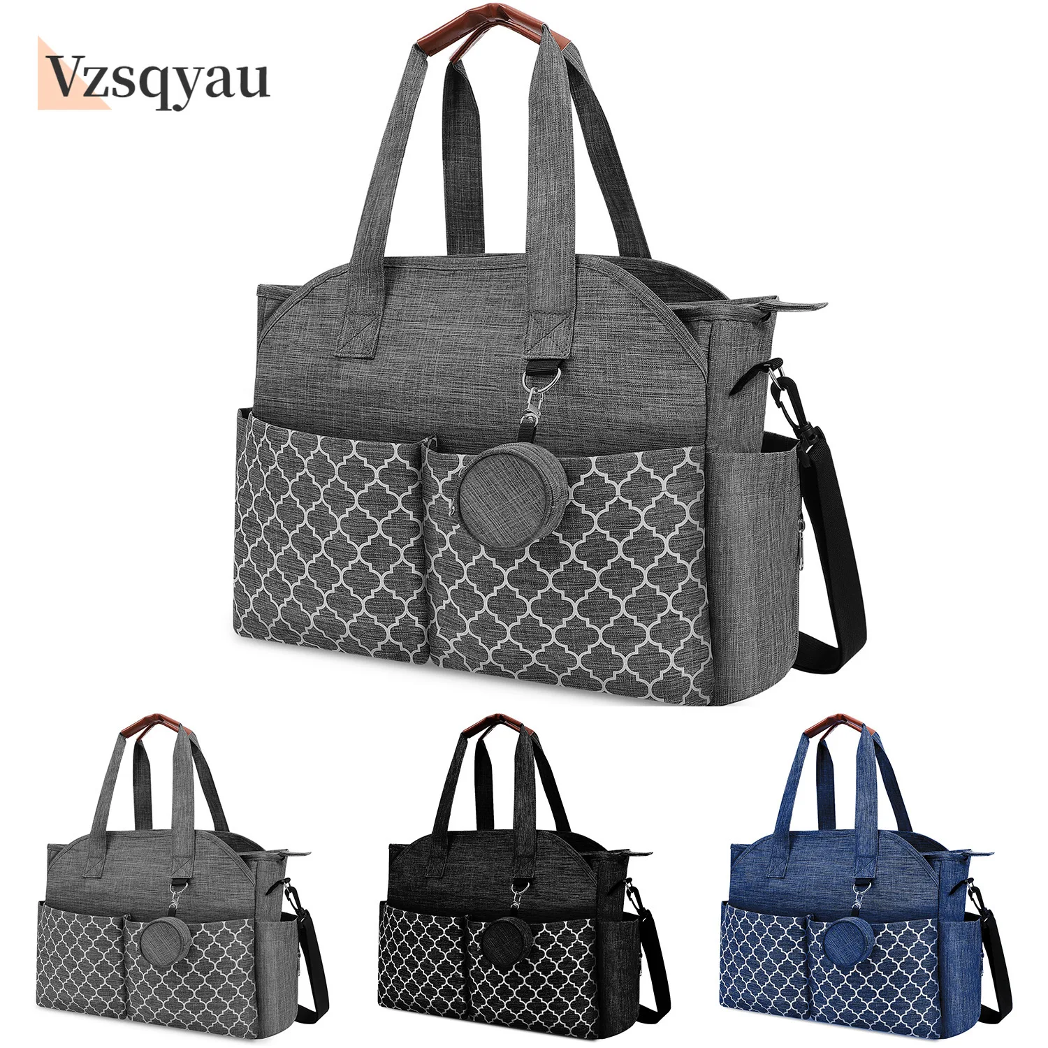 

Baby Diaper Bag Nappy Storage Organizer Waterproof Mummy Shoulder Bag Maternity Handbag Hand Totes Large Capacity Stroller Bags