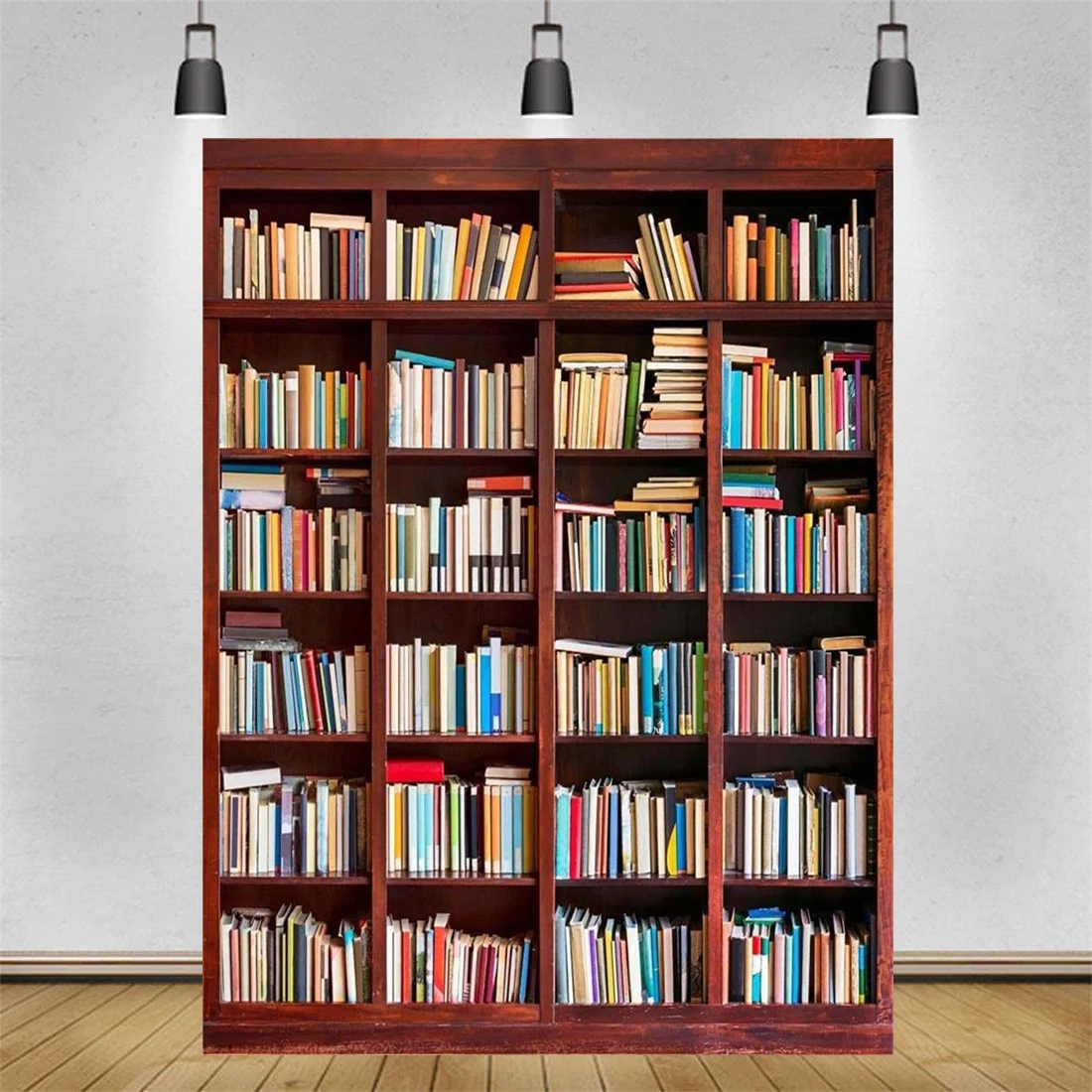 

Bookshelf Bookcase Photography Backdrop School Library Book Store Kid Boy Girl Student Teen Adult Portrait Meeting Background