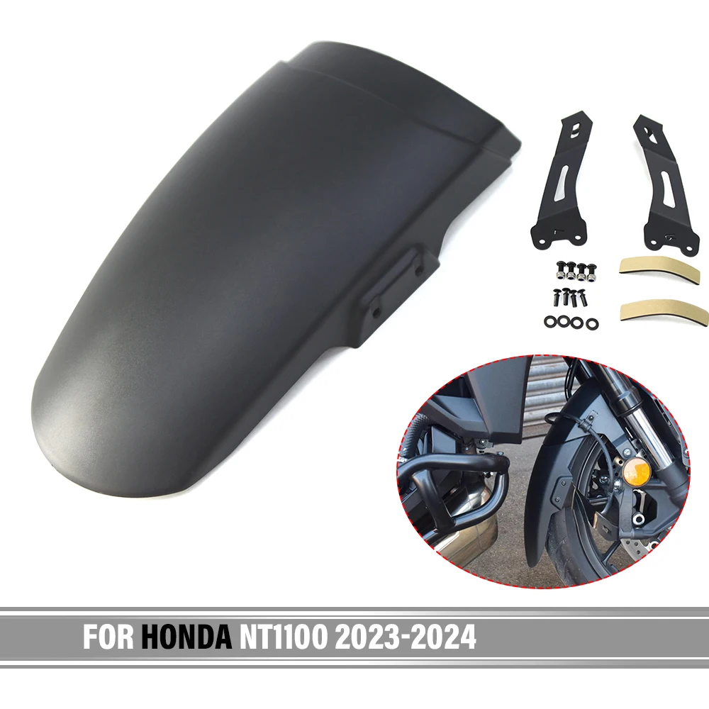 

For Honda NT1100 NT 1100 Nt1100 2022 2023 2024 New Motorcycle Accessories Front Fender Mudguard ABS Extended Mud Guard