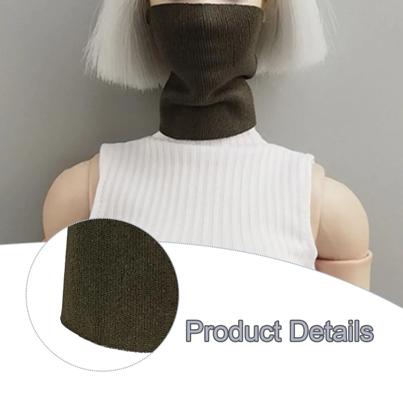1:6 actiefiguur kostuumaccessoires aankleden nekbeenkap gezicht vrouwen trendy miniatuurmodel voor 12 inch vrouwelijke poppen